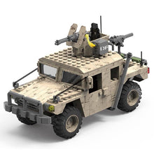 Load image into Gallery viewer, 469PCS MOC Military Desert Hummer Car Figure Model Toy Building Block Brick Gift Kids