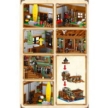 Load image into Gallery viewer, 1881PCS Micro Mini City Street Fishing Village Cabin House Pier Figure Model Toy Building Block Brick Gift Kids