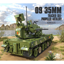 Load image into Gallery viewer, 1268PCS MOC Military Large 09 35MM Tracked Self-Propelled Artillery Tank Figures Model Toy Building Block Brick Gift Kids Compatible Lego
