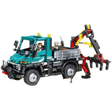 Load image into Gallery viewer, 910PCS MOC Technic City Unimog Logging Vehicle Truck Figure Model Toy Building Block Brick Gift Kids Compatible Lego