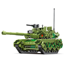 Load image into Gallery viewer, 641PCS WW2 Military 99A Main Battle Tank Figure Model Toy Building Block Brick Gift Kids