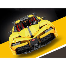 Load image into Gallery viewer, 2003PCS MOC Static Technic Speed Yellow Chiron Super Racing Sports Car Model Toy Building Block Brick Gift Kids Compatible Lego 1:10