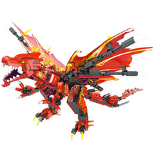 Load image into Gallery viewer, 338PCS MOC Ninja Magna Flame Red Dragon Figure Model Toy Building Block Brick Gift Kids Compatible Lego