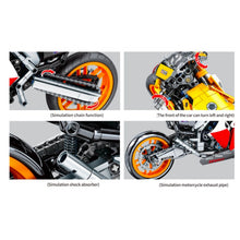 Load image into Gallery viewer, 701PCS MOC Technic Motorcycle Motor Bike Model Toy Building Block Brick Gift Kids