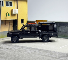 Load image into Gallery viewer, Autobots 1:64 Black Land Cruiser J70 LC79 Pickup Crew Cab Model Diecast Car