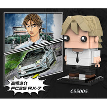 Load image into Gallery viewer, Japan MOC Comic Cartoon JDM Racing Initial D Movie Figure Model Toy Building Block Brick Gift Kids