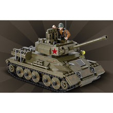 Load image into Gallery viewer, 854PCS Military T34 85 Panzer Tank Figures Model Building Block Brick Toy Gift Set Kids New