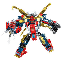 Load image into Gallery viewer, 322PCS MOC 2in1 Hero Avenger MT4 Spider Mecha Combat Vehicle Figure Model Toy Building Block Brick Gift Kids