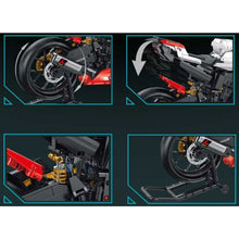 Load image into Gallery viewer, 2347PCS MOC Technic Speed R1 Racing Sports Motorcycle Motor Bike Model Toy Building Block Brick Gift Kids Compatible Lego 1:5