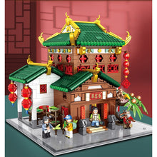 Load image into Gallery viewer, MOC City Street Chinese China Town Traditional Store Tavern Hockshop Model Figures Toy Building Block Brick Gift Kids Compatible Lego