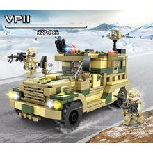 Load image into Gallery viewer, 377PCS MOC Military WW2 VPII Light Protection Vehicle Car Figure Model Toy Building Block Brick Gift Kids