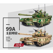 Load image into Gallery viewer, 1309PCS MOC Military Large 99A Main Battle Tank Figures Model Toy Building Block Brick Gift Kids