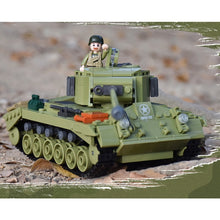 Load image into Gallery viewer, 742PCS Military WW2 2in1 M26 Pershing Tank Figure Model Toy Building Block Brick Gift Kids Compatible Lego