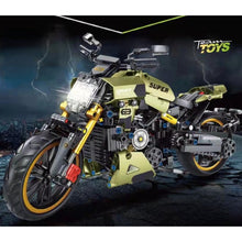 Load image into Gallery viewer, 658PCS MOC Technic Motorcycle Motor Bike Model Toy Building Block Brick Gift Kids