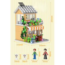 Load image into Gallery viewer, 730PCS MOC City Street Town Homestay Hostel Figure Model Toy Building Block Brick Gift Kids Compatible Lego