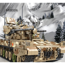 Load image into Gallery viewer, 1268PCS MOC Military Large 09 35MM Tracked Self-Propelled Artillery Tank Figures Model Toy Building Block Brick Gift Kids Compatible Lego