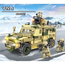 Load image into Gallery viewer, 404PCS MOC Military WW2 VN4 Wheeled Armored Vehicle Panzer Car Figure Model Toy Building Block Brick Gift Kids Compatible Lego
