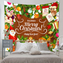Load image into Gallery viewer, Tapestry Home Decor Wall Hanging Living Room Bedroom Christmas Santa Claus