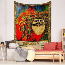 Load image into Gallery viewer, Tapestry Home Decor Wall Hanging Living Bed room Tablecloth Tarot Card World