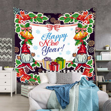 Load image into Gallery viewer, Tapestry Home Decor Wall Hanging Living Room Bedroom Christmas Bell Santa Gift