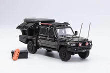 Load image into Gallery viewer, Autobots 1:64 Black Land Cruiser J70 LC79 Pickup Crew Cab Model Diecast Car