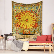 Load image into Gallery viewer, Tapestry Home Decor Wall Hanging Living Bed room Tablecloth Tarot Card The Sun