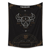 Load image into Gallery viewer, Tapestry Home Decor Wall Hanging Living Bed room Tablecloth Zodiac Taurus