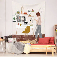 Load image into Gallery viewer, Tapestry Home Decor Wall Hanging Living Bed room Tablecloth Life Natural Chic