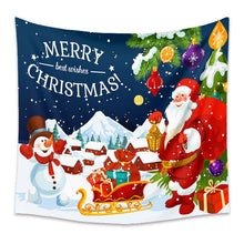 Load image into Gallery viewer, Tapestry Home Decor Wall Hanging Living Room Bedroom Christmas Gift Santa Snow