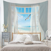 Load image into Gallery viewer, Tapestry Home Decor Wall Hanging Living Bed room Tablecloth Scenery Window View