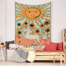 Load image into Gallery viewer, Tapestry Home Decor Wall Hanging Living Bed room Tablecloth Bohemia Tarot Sun
