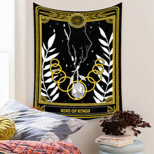 Load image into Gallery viewer, Tapestry Home Decor Wall Hanging Living Bed room Tablecloth Tarot Nine Rings