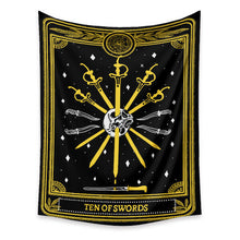 Load image into Gallery viewer, Tapestry Home Decor Wall Hanging Living Bed room Tablecloth Bohemia Tarot Swords