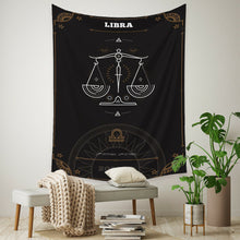 Load image into Gallery viewer, Tapestry Home Decor Wall Hanging Living Bed room Tablecloth Zodiac Libra bohemia