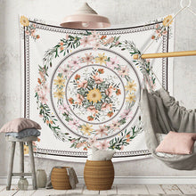 Load image into Gallery viewer, Tapestry Home Decor Wall Hanging Living Bed room Tablecloth Flower Flora Bouquet