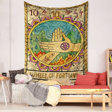 Load image into Gallery viewer, Tapestry Home Decor Wall Hanging Living Bed room Tablecloth Tarot Wheel Fortune