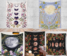 Load image into Gallery viewer, Tapestry Home Decor Wall Hanging Living Room Bedroom Tablecloth Moon Flora Star