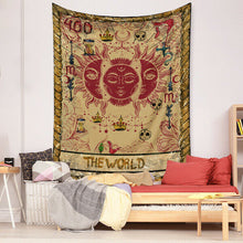 Load image into Gallery viewer, Tapestry Home Decor Wall Hanging Living Bed room Tablecloth Tarot Card World