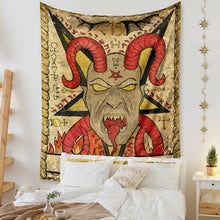 Load image into Gallery viewer, Tapestry Home Decor Wall Hanging Living Bed room Tablecloth Tarot Bohemia Devil