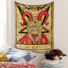 Load image into Gallery viewer, Tapestry Home Decor Wall Hanging Living Bed room Tablecloth Tarot Bohemia Devil