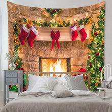Load image into Gallery viewer, Tapestry Home Decor Wall Hanging Living Room Bedroom Christmas Fireplace Gift