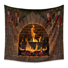 Load image into Gallery viewer, Tapestry Home Decor Wall Hanging Living Room Bedroom Christmas Fireplace Gift