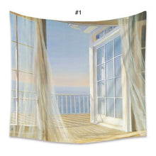 Load image into Gallery viewer, Tapestry Home Decor Wall Hanging Living Bed room Tablecloth Scenery Window View