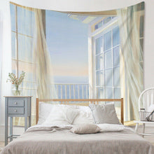 Load image into Gallery viewer, Tapestry Home Decor Wall Hanging Living Bed room Tablecloth Scenery Window View