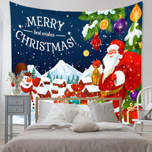 Load image into Gallery viewer, Tapestry Home Decor Wall Hanging Living Room Bedroom Christmas Gift Santa Snow