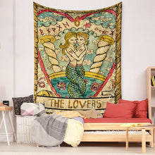 Load image into Gallery viewer, Tapestry Home Decor Wall Hanging Living Bed room Tablecloth Tarot Card Lovers