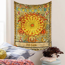 Load image into Gallery viewer, Tapestry Home Decor Wall Hanging Living Bed room Tablecloth Tarot Card The Sun
