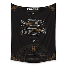Load image into Gallery viewer, Tapestry Home Decor Wall Hanging Living Bed room Tablecloth Zodiac Pisces Hippie