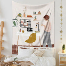 Load image into Gallery viewer, Tapestry Home Decor Wall Hanging Living Bed room Tablecloth Life Natural Chic