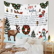 Load image into Gallery viewer, Tapestry Home Decor Wall Hanging Living Room Bedroom Christmas Deer Santa Gift